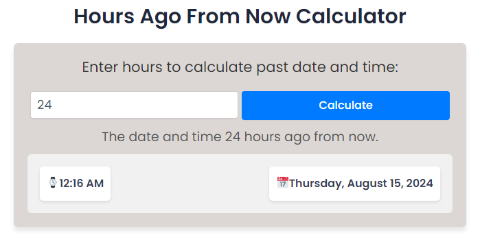 find-exact-time-x-hours-ago-hours-ago-from-now-calculator